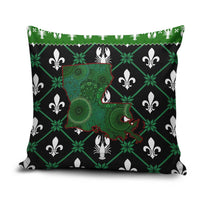 Louisiana USA Symbols Pattern Christmas Pillow Cover Xmas Holiday Patterns - Wonder Print Shop