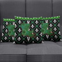 Louisiana USA Symbols Pattern Christmas Pillow Cover Xmas Holiday Patterns - Wonder Print Shop