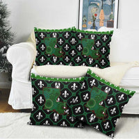 Louisiana USA Symbols Pattern Christmas Pillow Cover Xmas Holiday Patterns - Wonder Print Shop