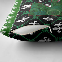 Louisiana USA Symbols Pattern Christmas Pillow Cover Xmas Holiday Patterns - Wonder Print Shop