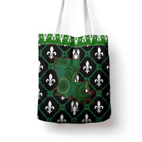 Louisiana USA Symbols Pattern Christmas Tote Bag Xmas Holiday Patterns - Wonder Print Shop