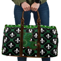 Louisiana USA Symbols Pattern Christmas Travel Bag Xmas Holiday Patterns - Wonder Print Shop