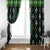 Louisiana USA Symbols Pattern Christmas Window Curtain Xmas Holiday Patterns - Wonder Print Shop