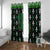 Louisiana USA Symbols Pattern Christmas Window Curtain Xmas Holiday Patterns - Wonder Print Shop