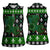 Louisiana USA Symbols Pattern Christmas Women Sleeveless Polo Shirt Xmas Holiday Patterns - Wonder Print Shop