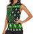 Louisiana USA Symbols Pattern Christmas Women Sleeveless Polo Shirt Xmas Holiday Patterns - Wonder Print Shop