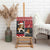 Lovely Beagle Christmas Canvas Wall Art Xmas Holiday Patterns - Wonder Print Shop