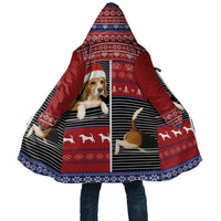 Lovely Beagle Christmas Cloak Xmas Holiday Patterns - Wonder Print Shop
