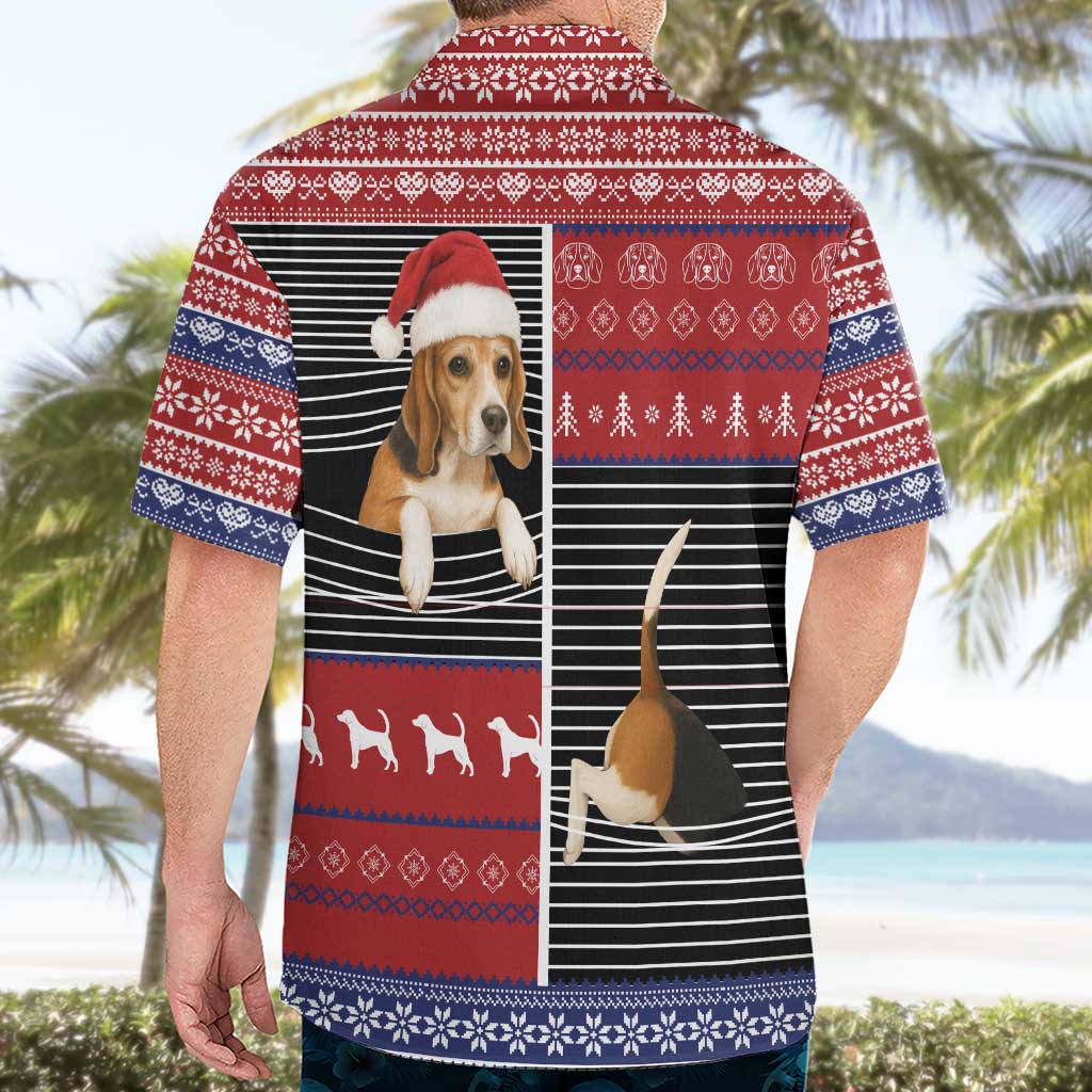 Lovely Beagle Christmas Hawaiian Shirt Xmas Holiday Patterns - Wonder Print Shop