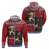 Lovely Beagle Christmas Hoodie Xmas Holiday Patterns - Wonder Print Shop