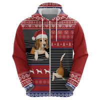 Lovely Beagle Christmas Hoodie Xmas Holiday Patterns - Wonder Print Shop