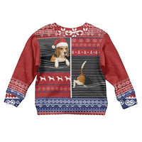 Lovely Beagle Christmas Kid Ugly Christmas Sweater Xmas Holiday Patterns - Wonder Print Shop