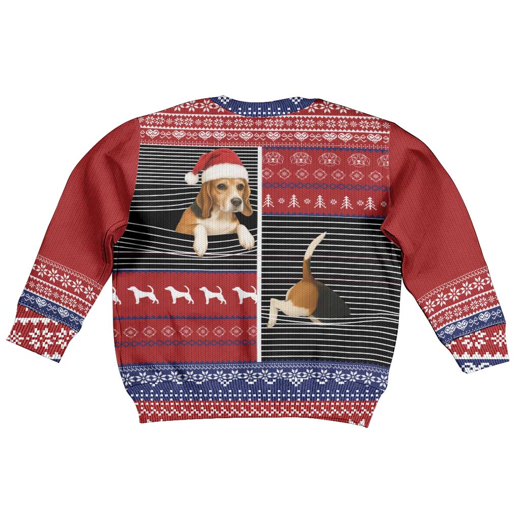 Lovely Beagle Christmas Kid Ugly Christmas Sweater Xmas Holiday Patterns - Wonder Print Shop
