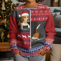 Lovely Beagle Christmas Kid Ugly Christmas Sweater Xmas Holiday Patterns - Wonder Print Shop