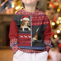 Lovely Beagle Christmas Kid Ugly Christmas Sweater Xmas Holiday Patterns - Wonder Print Shop