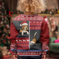 Lovely Beagle Christmas Kid Ugly Christmas Sweater Xmas Holiday Patterns - Wonder Print Shop