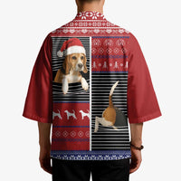 Lovely Beagle Christmas Kimono Xmas Holiday Patterns - Wonder Print Shop