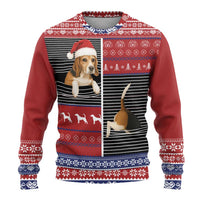 Lovely Beagle Christmas Ugly Christmas Sweater Xmas Holiday Patterns - Wonder Print Shop