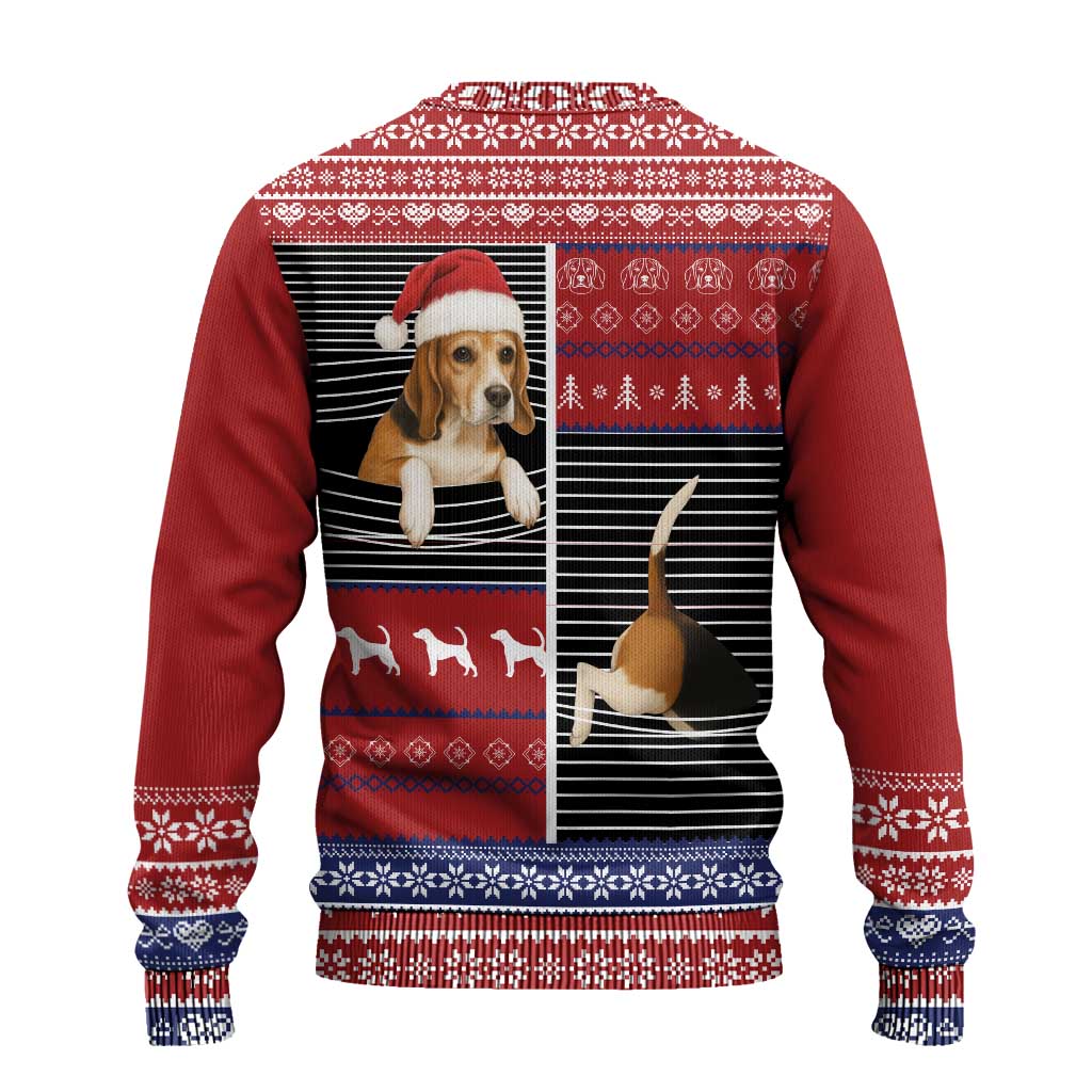 Lovely Beagle Christmas Ugly Christmas Sweater Xmas Holiday Patterns - Wonder Print Shop