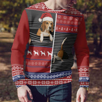 Lovely Beagle Christmas Ugly Christmas Sweater Xmas Holiday Patterns - Wonder Print Shop