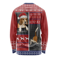 Lovely Beagle Christmas Long Sleeve Shirt Xmas Holiday Patterns - Wonder Print Shop