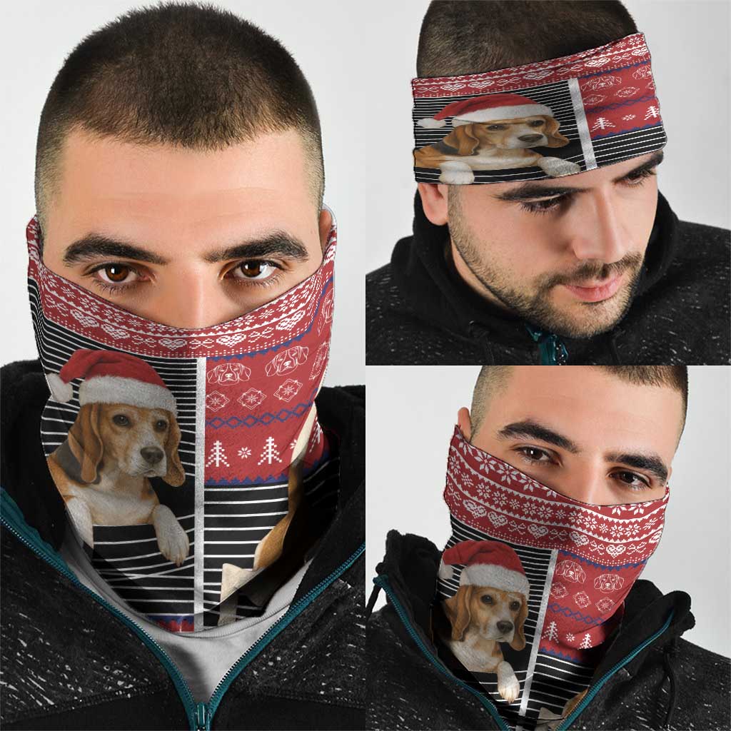 Lovely Beagle Christmas Neck Gaiter Xmas Holiday Patterns - Wonder Print Shop