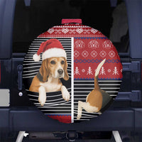 Lovely Beagle Christmas Spare Tire Cover Xmas Holiday Patterns - Wonder Print Shop