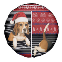 Lovely Beagle Christmas Spare Tire Cover Xmas Holiday Patterns - Wonder Print Shop