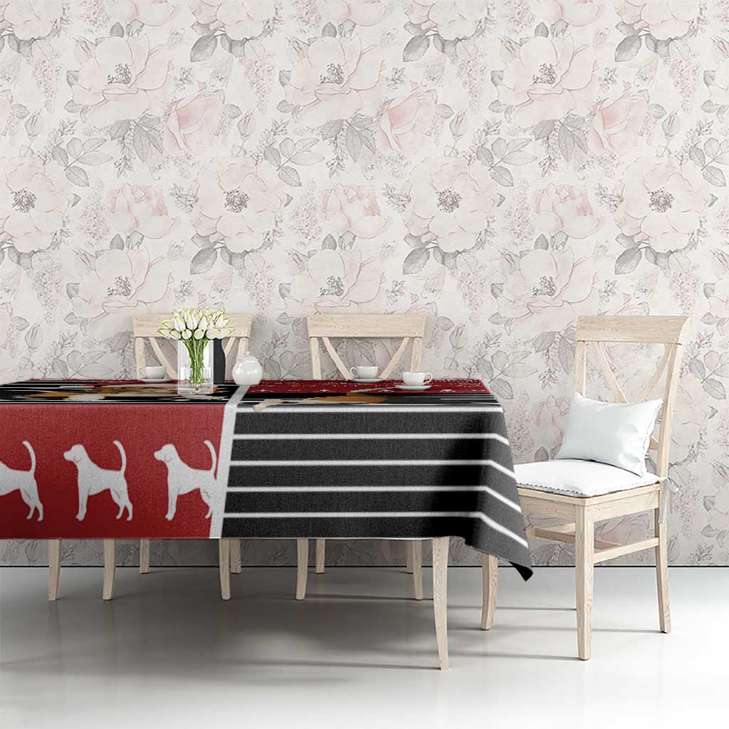 Lovely Beagle Christmas Tablecloth Xmas Holiday Patterns - Wonder Print Shop