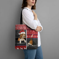 Lovely Beagle Christmas Tote Bag Xmas Holiday Patterns - Wonder Print Shop