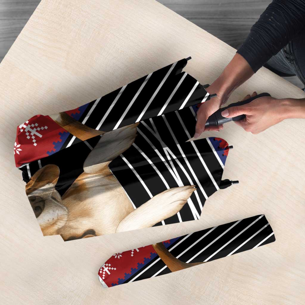 Lovely Beagle Christmas Umbrella Xmas Holiday Patterns - Wonder Print Shop