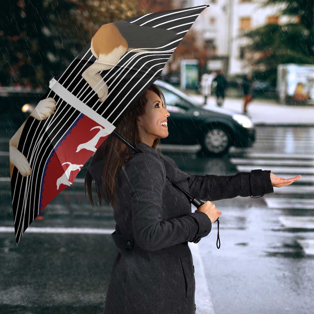 Lovely Beagle Christmas Umbrella Xmas Holiday Patterns - Wonder Print Shop