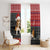 Lovely Beagle Christmas Window Curtain Xmas Holiday Patterns - Wonder Print Shop
