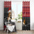 Lovely Beagle Christmas Window Curtain Xmas Holiday Patterns - Wonder Print Shop