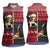 Lovely Beagle Christmas Women Sleeveless Polo Shirt Xmas Holiday Patterns - Wonder Print Shop