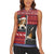 Lovely Beagle Christmas Women Sleeveless Polo Shirt Xmas Holiday Patterns - Wonder Print Shop