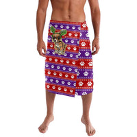 Chihuahua Christmas Lavalava with I’m Not a Chihuahua I’m a Baby Quote and Red Purple Christmas Pattern - Wonder Print Shop