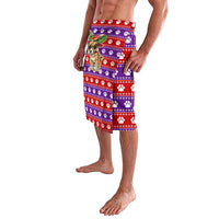 Chihuahua Christmas Lavalava with I’m Not a Chihuahua I’m a Baby Quote and Red Purple Christmas Pattern - Wonder Print Shop