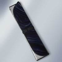 Pakhet Panther Auto Sun Shade with Cosmic Feline Eye on Starry Night River