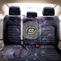 Pakhet Panther Back Car Seat Cover with Cosmic Feline Eye on Starry Night River