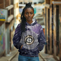 Pakhet Panther Hoodie with Cosmic Feline Eye on Starry Night River