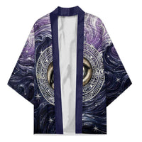 Pakhet Panther Kimono with Cosmic Feline Eye on Starry Night River