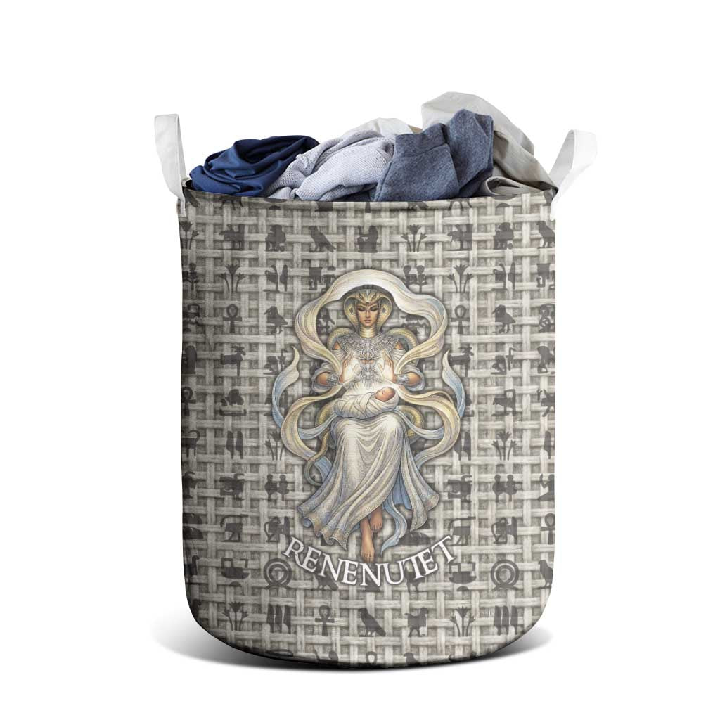 Renenutet Laundry Basket with Bread Ring and Eye of Horus in Egyptian Nourishment
