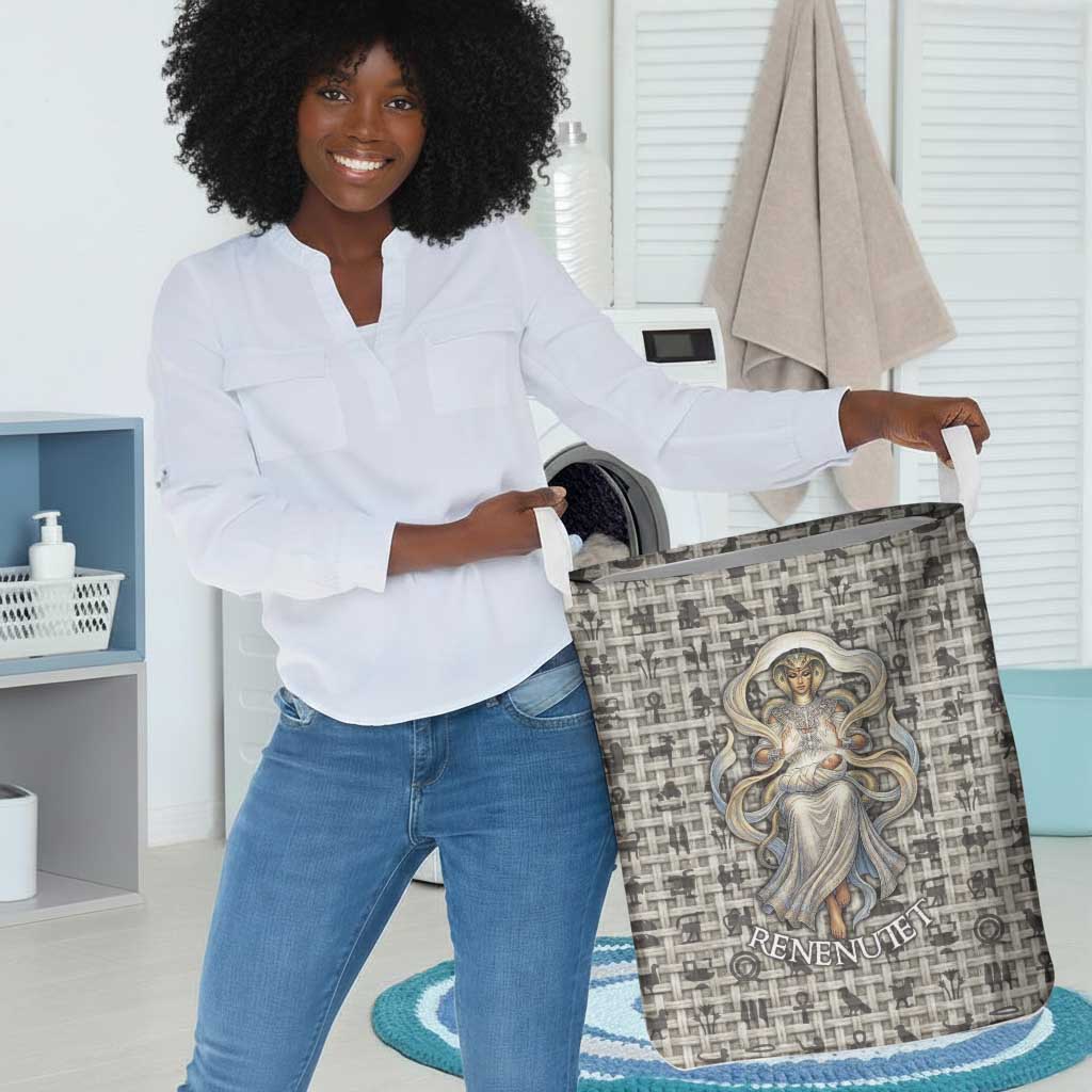 Renenutet Laundry Basket with Bread Ring and Eye of Horus in Egyptian Nourishment