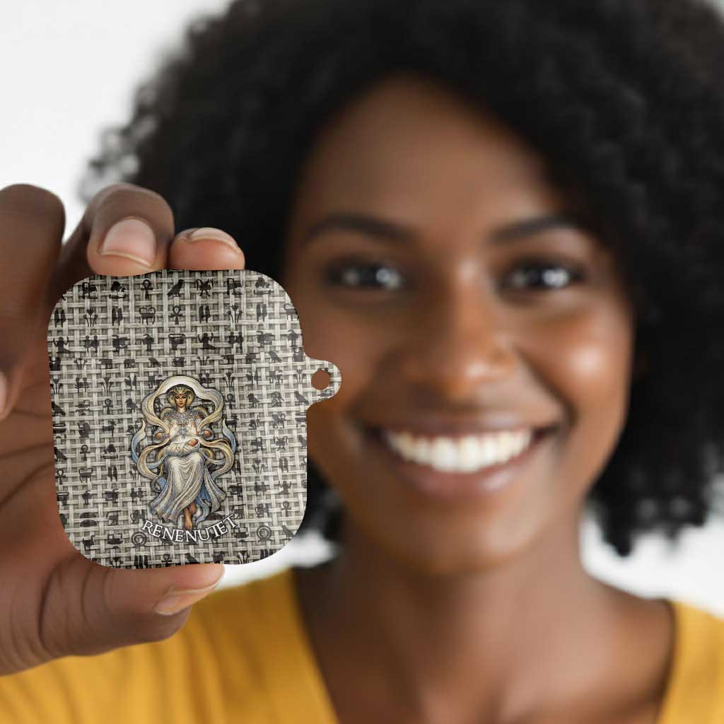 Renenutet AirPods Case with Bread Ring and Eye of Horus in Egyptian Nourishment