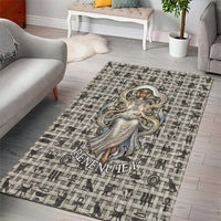 Renenutet Area Rug with Bread Ring and Eye of Horus in Egyptian Nourishment