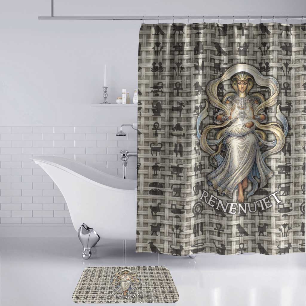 Renenutet Bathroom Set with Bread Ring and Eye of Horus in Egyptian Nourishment
