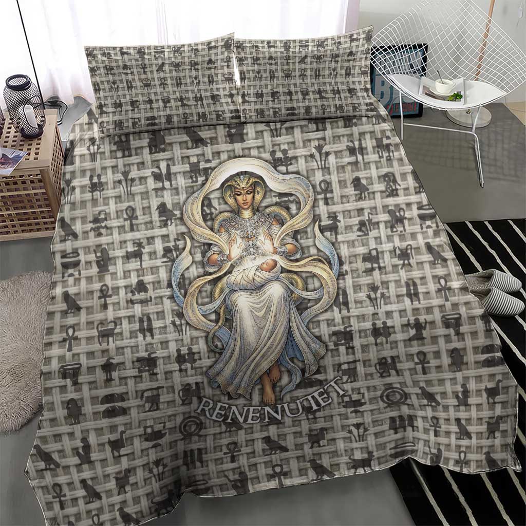 Renenutet Bedding Set with Bread Ring and Eye of Horus in Egyptian Nourishment