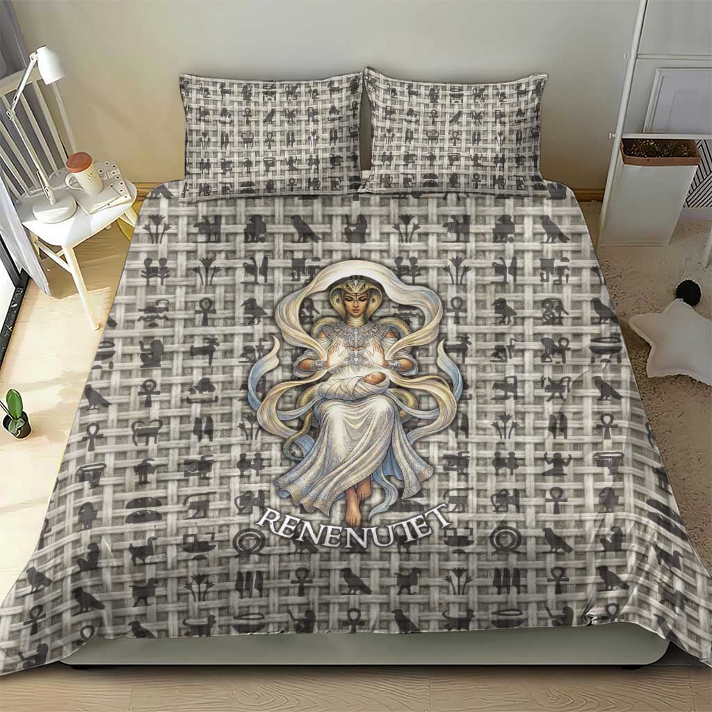 Renenutet Bedding Set with Bread Ring and Eye of Horus in Egyptian Nourishment