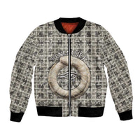 Renenutet Bomber Jacket with Bread Ring and Eye of Horus in Egyptian Nourishment